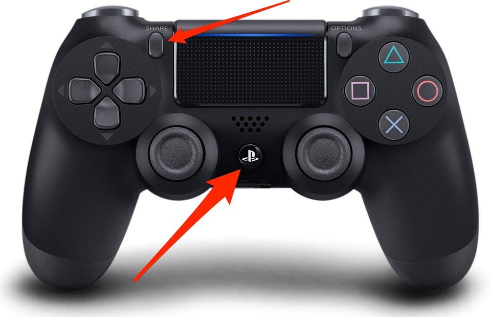 PS button present on the controller