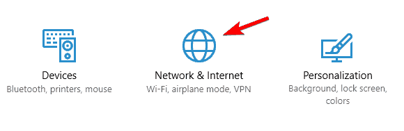 Network & Internet section